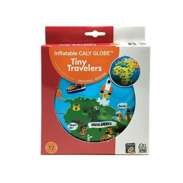 Tedco TEDCO 76400 12 in. Tiny Travelers Inflatable Globe 76400